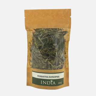 CBD - Konopný čaj s CBD 20 g, indický poľský výrobok