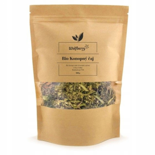CBD - Bio konope čaj s kvetmi a listami 100g CBD