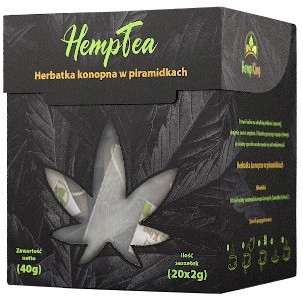 CBD - CBD konope čaj 40g + 2 GRÁTIS pyramídy