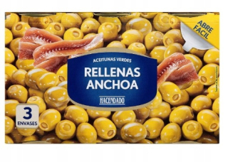 Španielske olivy s ANCHOA 3x350g