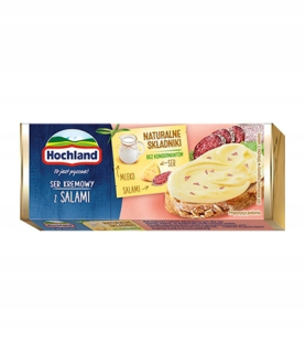 Hochland Cheese roztavený Salami blok 100 g 6 kusov