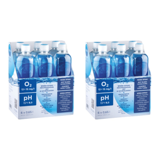 Deteor Alkaline voda stále 12x 650 ml