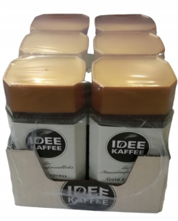 Instantná káva -  Idee Kaffee Gold Express 6x100g rozpustnú kávu