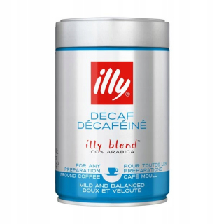 Káva mletá - Illy decffeinato 100% Arabica Mielona Coffee 250g