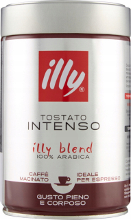 Káva mletá -  Illy intenso espresso mleté v plechovke 250 g