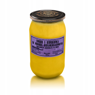 Ďumbier a kurkuma v viackvetom mede 1050g RAW
