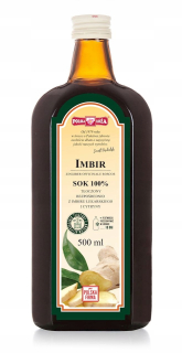 Zázvorová šťava 100% 500ml bez cukru Rose