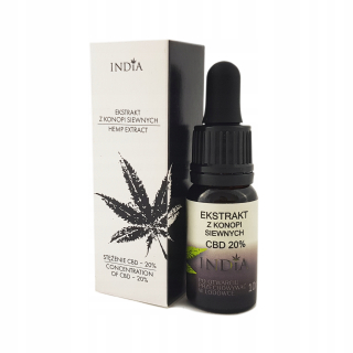 CBD - India CBD 20% konopného oleja 10 ml.