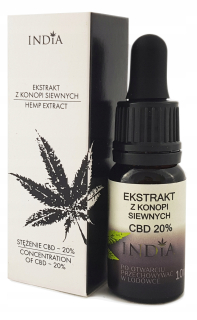 CBD - India Cosmetics Konope extrakt CBD 20% 10ml