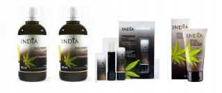 CBD - India zdravotnícky konopný olej s CBD 10% x2 + grafike