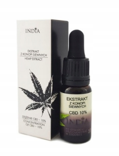 CBD - India CBD konope olej 10% Konopi extrahuje 10 ml