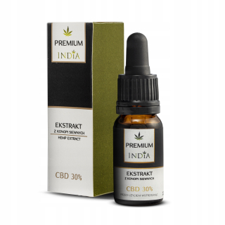 CBD - India CBD konopný olej 30% - 10 ml extraktu.