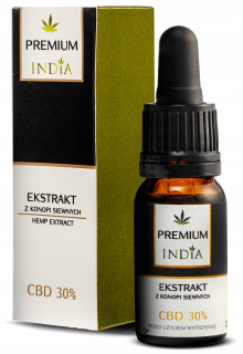 CBD - India Olesjek Konopný olej s CBD 30% 3000mg 10ml