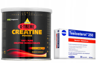 Kreatín - Inkospor Createdine Creamina 500 + Megabol Testosterol