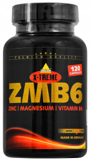 Testosterón - INCOSPOR XTREME ZMB6, Zinok, VITAMÍN B6, 120%