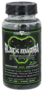 Spaľovač tuku - Inovatívna Black Mamba 90 Kaps Geranium DMAA 1.3