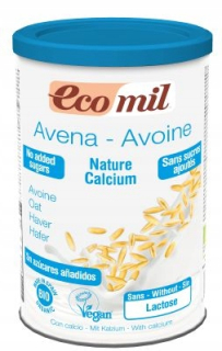 Okamžité ovsené vločky s vápnikovým bio 400 g - ecomil