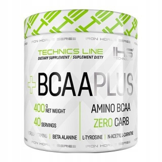 Aminokyseliny - IRON HORSE BCAA PLUS 400g Aminokyseliny ALANÍN IHS