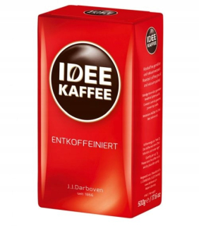 Káva bez kofeínu - Kaffee IDEE. DEAFFUNOUSKÁ KÁVA MINCIE 500G