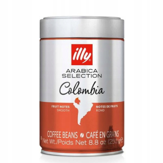 Zrnková káva -  Illy Kolumbia 250g kávový fazuľa v plechovke
