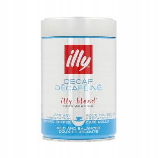 Káva bez kofeínu -  Illy Decaf - Mleté kávu Illy