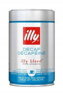 Káva bez kofeínu - Illy Decaf sa konal 250g