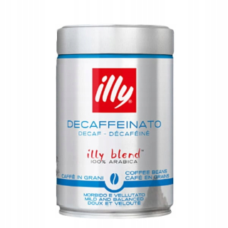 Zrnková káva -  Illy decaseinato 250g kávu granulovanie v plechovke