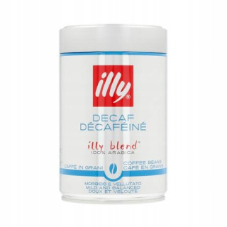 Káva bez kofeínu -  Illy espresso dekaffeinato - fazuľa