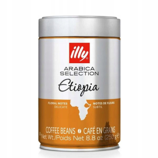 Zrnková káva -  Illy Etiópia 250g Bean Coure v Can