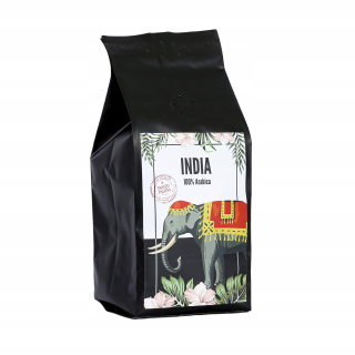 Zrnková káva -  India Kávové zrná 100% Arabica 250 g