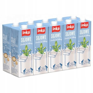 Sójový nápoj Inka Milk Set 10x 1L