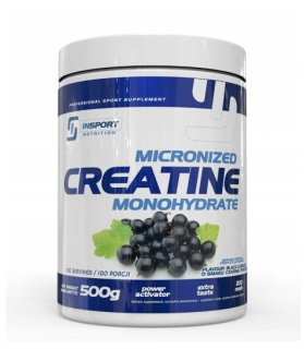 Kreatín - Insport Nutrition CREATINE MONOHYDRATE 500G čierna
