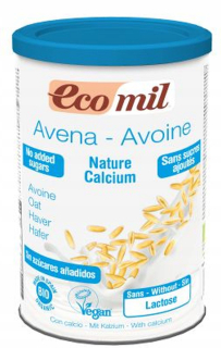 Okamžité ovsené vločky s vápnikovým bio 400 g ecomil