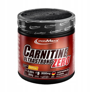 Spaľovač tuku - IronMaxx Carnitine Ultra Silné Zero 300g tropikal