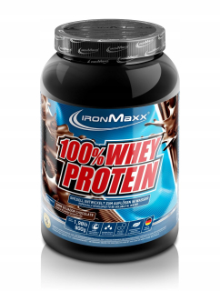 Proteín - Ironmaxx 100% Whey Protein Protein 900g čokoláda