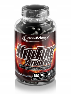 Spaľovač tuku - IronMaxx HellFire - Fat Burner 150 KAP.