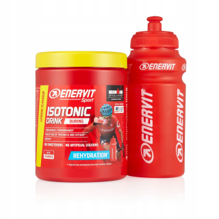 Enervit izotonický 420 g Citrónová fľaša 500 ml ZADARMO