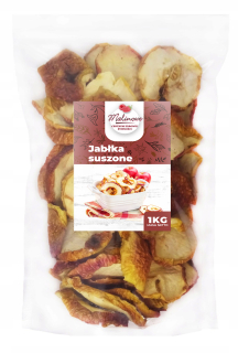 Sušené ovocie - Sušené jablká Poľské 1kg Prírodné 100% lacné