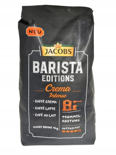 Zrnková káva -  Jacobs Barista Crema Intenzívne kávové bôby 1kg