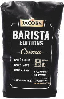 Zrnková káva - Jacobs Barista Crema Káva Granist 1kg Nemčina
