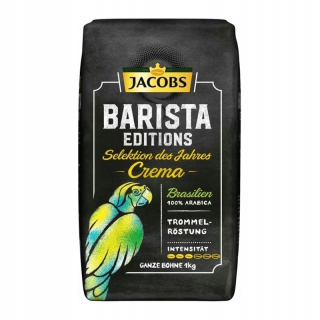 Zrnková káva -  Jacobs Barista des Jahres Crema 1kg Grain + Free
