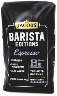 Zrnková káva -  Jacobs Barista Espresso Coffee Beans 1kg Nemecko