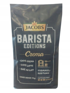 Zrnková káva - Jacobs Barista Editions Crema 1kg Káva Obilie