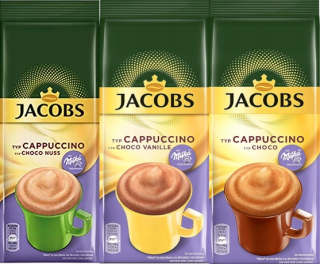 Cappuccino - Kapučíno - Jacobs Cappuccino Milka Choco Set 3 x 500g