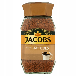 Instantná káva -  Jacobs Cronat Gold. Rozpustná káva 200g