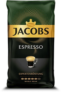Zrnková káva -  Jacobs Expeten Espresso 1kg obilia kávu