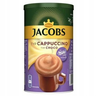 Cappuccino - Kapučíno - JACOBS * CAPPUCCINO KÁVA ČOKOLÁDA 500 MILKA KAN