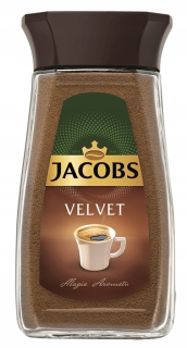 Instantná káva -  Jacobs Velvet rozpustná káva v 200g nádobe