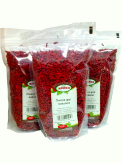 Sušené ovocie - Goji bobule sušené na slnku 500g - Targoch