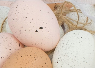 Veľkonočná dekorácia - Passionroom_pl Pink Eggs 12 ks.